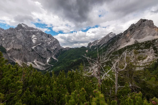 Belle Journée Pour Randonnée Dans Les Montagnes Des Alpes Juliennes — Photo