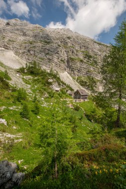 Dağlarda yürüyüş için güzel bir gün.