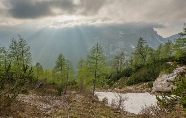 朱利安阿尔卑斯山的山景 — 图库照片
