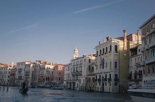 Launischer Tag Der Stadt Venedig Italien Wunderschöne Renaissancebauten — Stockfoto