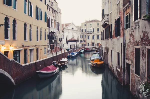 Giornata Moody Nella Città Venezia Italia Bellissimi Edifici Rinascimentali — Foto Stock