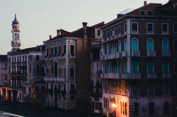 Moody Dia Cidade Veneza Itália Belos Edifícios Renascentistas — Fotografia de Stock