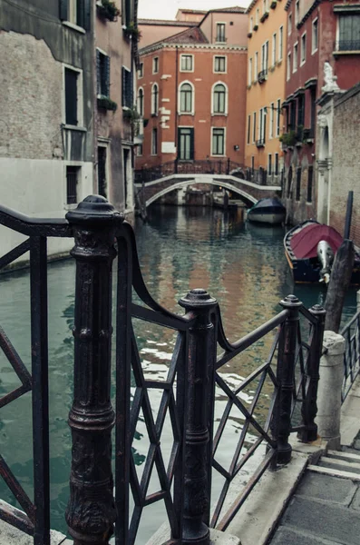 Moody Ημέρα Στην Πόλη Της Βενετίας Στην Ιταλία Όμορφα Αναγεννησιακά — Φωτογραφία Αρχείου