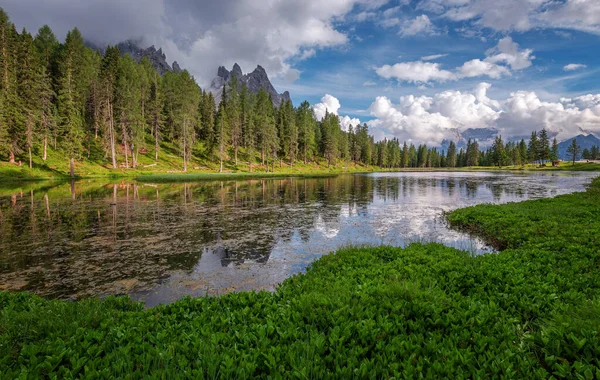 Lago Antorno Nas Dolomitas — Fotografia de Stock