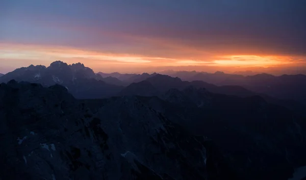 Výhledy Západ Slunce Sedle — Stock fotografie