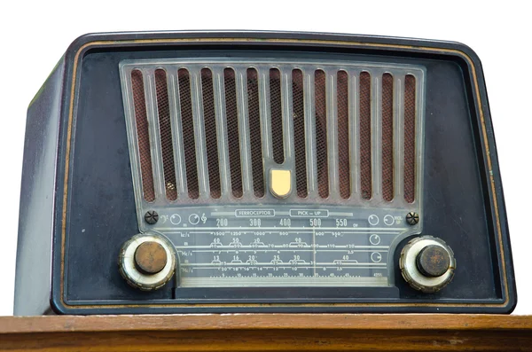 Antique radio — Stock Photo, Image