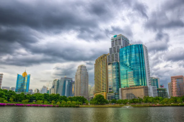 Immeuble à Bangkok HDR . — Photo