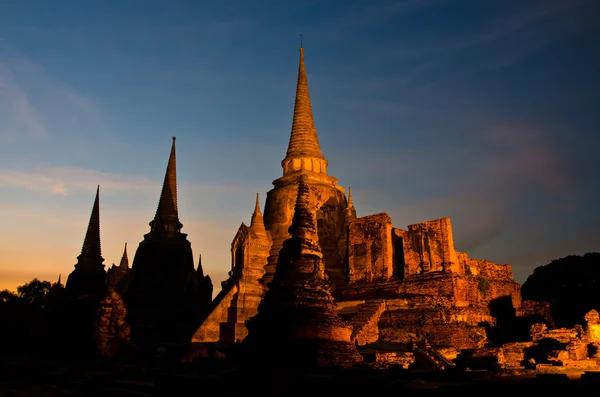 Pagode bij wat phra sri sanphet tempel — Stockfoto