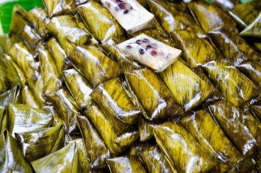 yapışkan pirinç ve muz