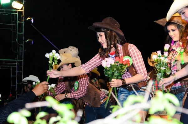 Miss cowgirl tävling — Stockfoto