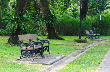 Parktaki banklar