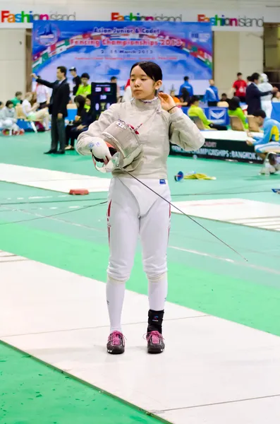 Asian Junior & Cadet Fencing Championships 2013 — Stock Photo, Image