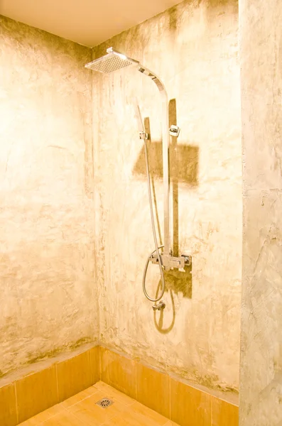 Shower in bathroom — Stock Photo, Image