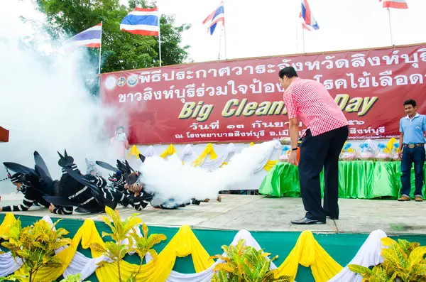 Dengue-Präventionskampagne. — Stockfoto