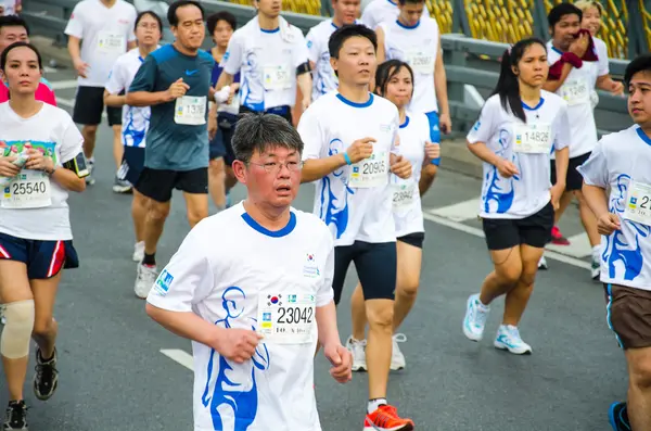 曼谷马拉松 2013 — 图库照片