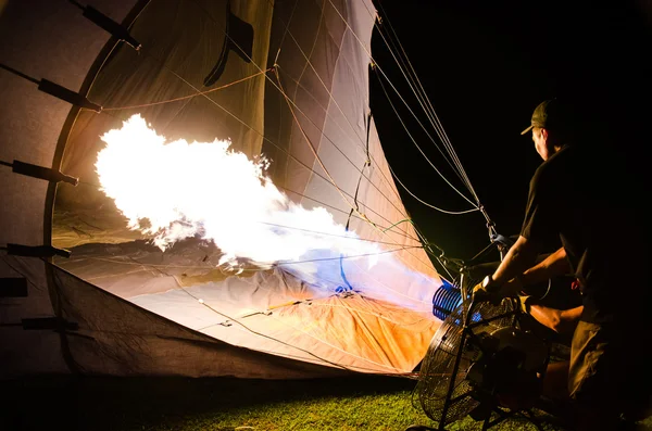 Thailand internationale ballonfestival 2013Tajlandia balon Międzynarodowy Festiwal 2013 — Stockfoto