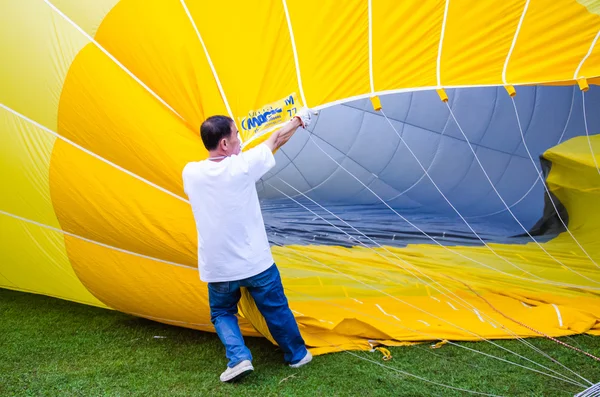 Thailand internationale ballonfestival 2013Tajlandia balon Międzynarodowy Festiwal 2013 — Stockfoto