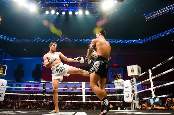 Thaiboxen, Muay Thai. — Stockfoto