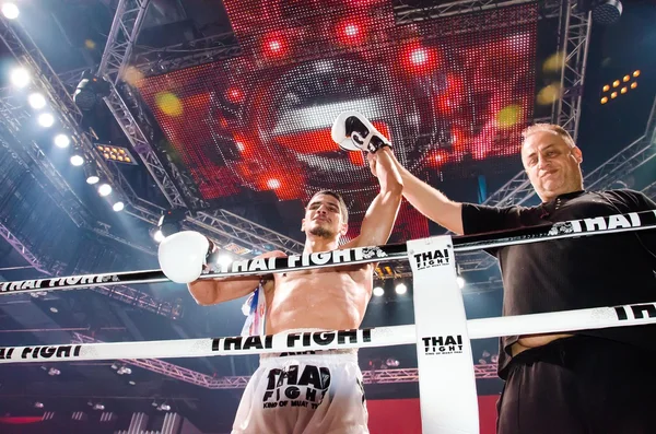 Boxe tailandês, Muay Thai . — Fotografia de Stock