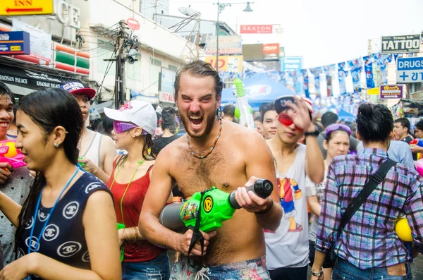 Festival de Songkran en Tailandia — Foto de Stock