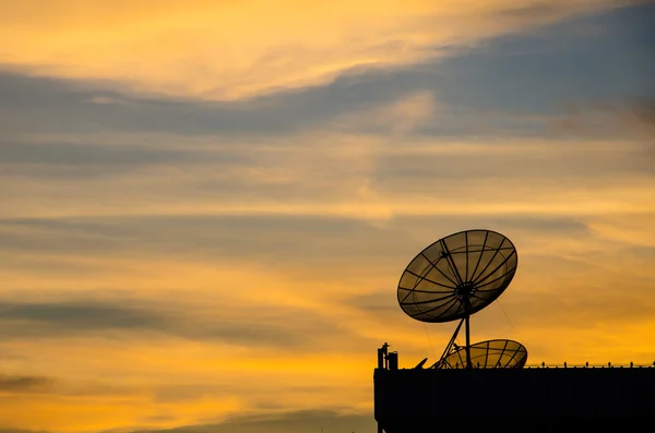 Parabola satellitare . — Foto Stock