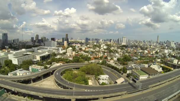 Zeitraffer-Video von Bangkok, Thailand. — Stockvideo