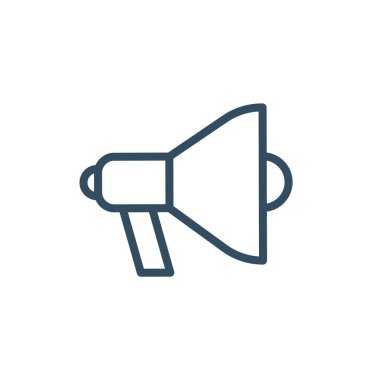 hoparlör hattı siyah simge