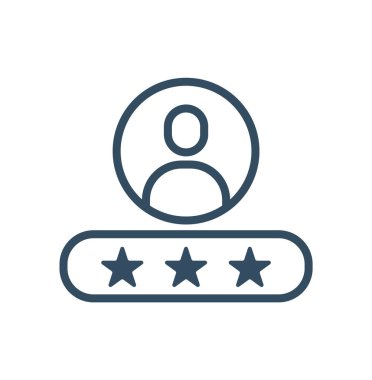 satisfaction icon for web, mobile and infographics. Vector dark grey icon isolated on light white background.