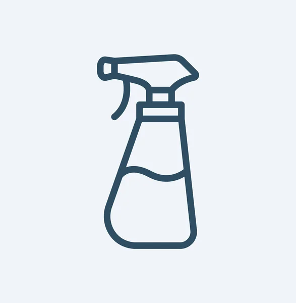Water Spray Line Icon Vector — Vettoriale Stock