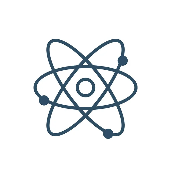 Molecule Flat Line Icons Set Chemistry Science Molecular Structure Chemical — Διανυσματικό Αρχείο