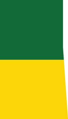 Flat vector administrative flag map of the Canadian province of SASKATCHEWAN, CANADA