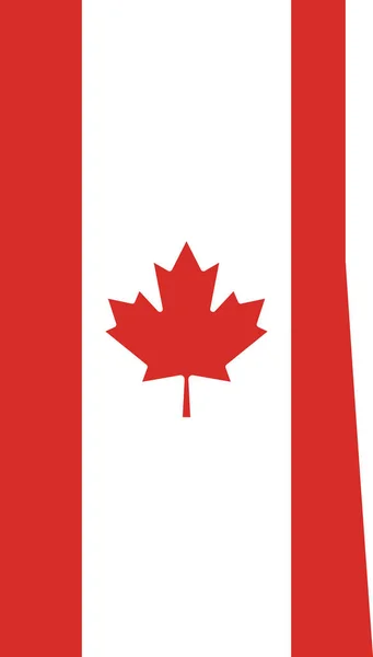 Flat Vector Administrative Flag Map Canadian Province Saskatchewan Combined Official — 스톡 벡터