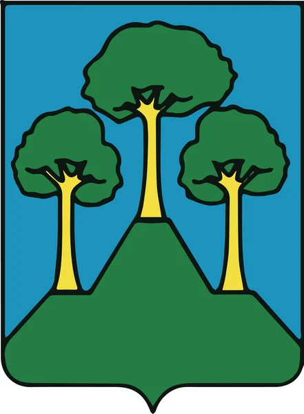 Official Coat Arms Vector Illustration Sammarinese Acquaviva Municipality San Marino — 스톡 벡터