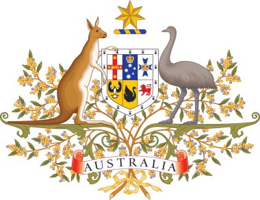 AUSTRALYA 'nın resmi vektör kürkü