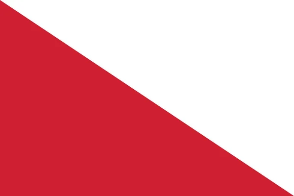Oficiální Vlajkový Vektor Ilustrace Nizozemského Hlavního Města Utrecht Nizozemsko — Stockový vektor