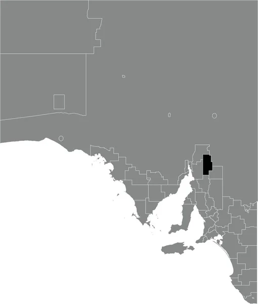 평지에는 오스트레일리아 사우스오스트레일리아주의 District Council Oroo Carrieton Area — 스톡 벡터