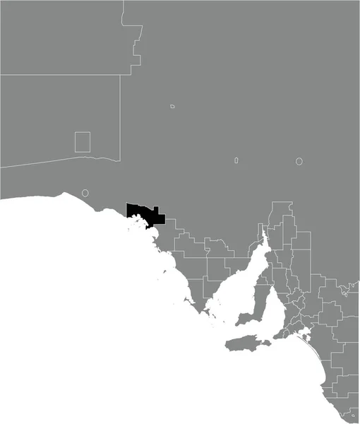 플랫빈 Ceduna Area District Council 오스트레일리아 — 스톡 벡터