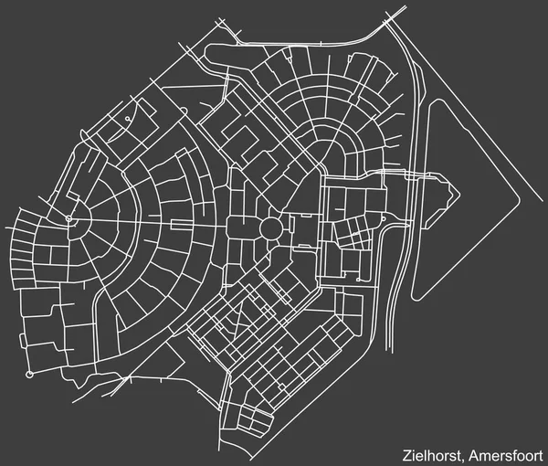 Hollanda Nın Bölgesel Başkenti Amersfoort Hollanda Nın Zielhorst District Kentsel — Stok Vektör