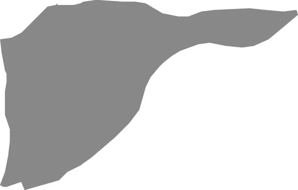 オランダの首都ドルドレヒトの灰色の平らな空のベクトル地図オランダ — ストックベクタ