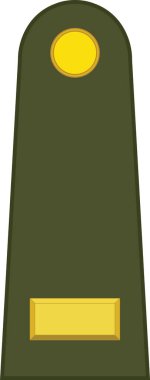 Türk Kara Kuvvetleri Ordusu 'nda ASTEMEN rütbesi için omuz izi