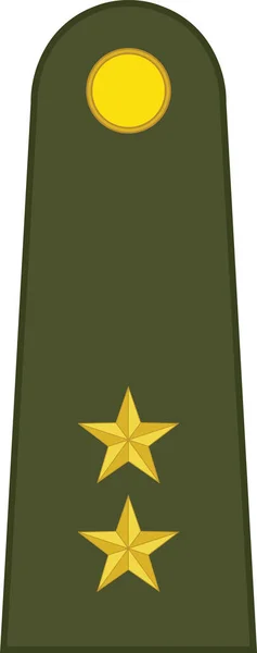 土耳其陆军士兵军衔的肩章标志 — 图库矢量图片