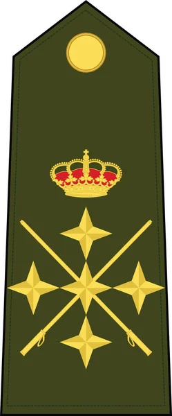 Нагрудний Знак Відзнаки Captain General Іспанській Армії — стоковий вектор