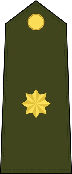 스페인 Commandant 휘장을 어깨에 — 스톡 벡터