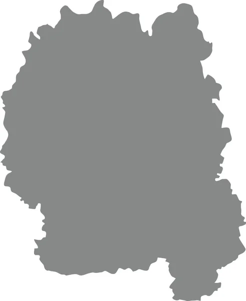 Šedá Prázdná Vektorová Mapa Ukrajinské Správní Oblasti Zhytomyr Oblast Ukrajina — Stockový vektor