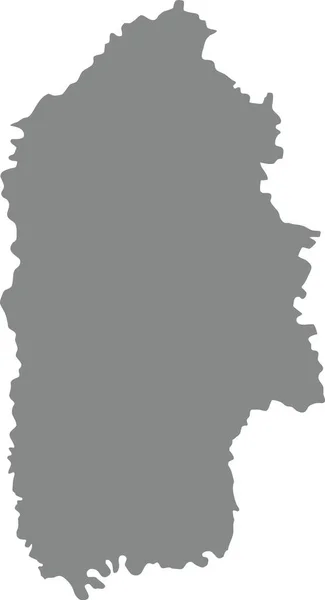 Gray Flat Blank Vector Map Ukrainian Administrative Area Khmelnytskyi Oblast — Stockvektor