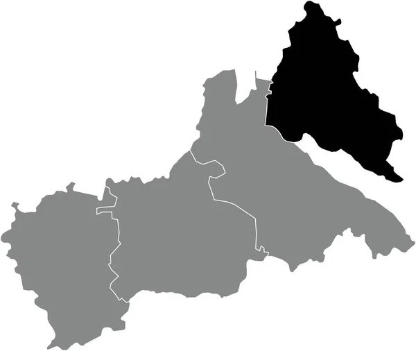 Carte Localisation Raion Zolotonosha Intérieur Des Raions Gris Zone Administrative — Image vectorielle