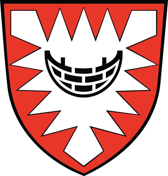 ドイツの首都キールの紋章ベクトルイラスト公式サイト — ストックベクタ