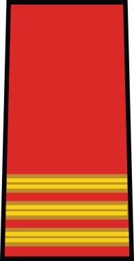 Romanya Kara Kuvvetleri 'nde CPITAN (CAPTAIN) rütbesi için NATO subayı damgası