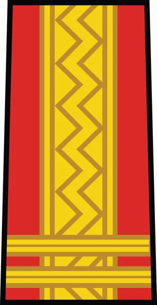 Знак Офицера Нато Плече Знака Locotenent Colonel Lieutenant Colonel Румынских — стоковый вектор
