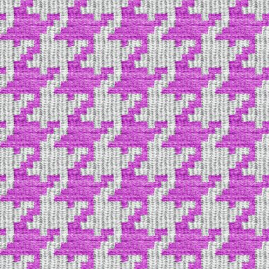 pembe ve beyaz houndstooth